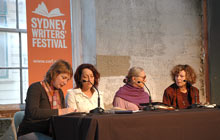 image of a discussion panel at the Sydney Writers' Festival